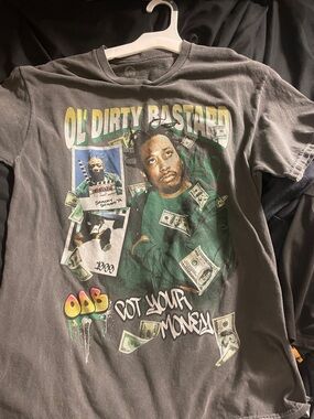 Target Ol' Dirty Bastard Graphic Tee - Black with Green and Yellow Print